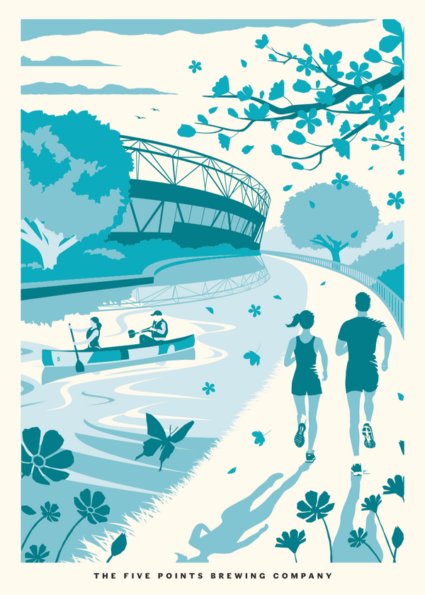 A3/A4 Five Points XPA Seasonal Illustration Print