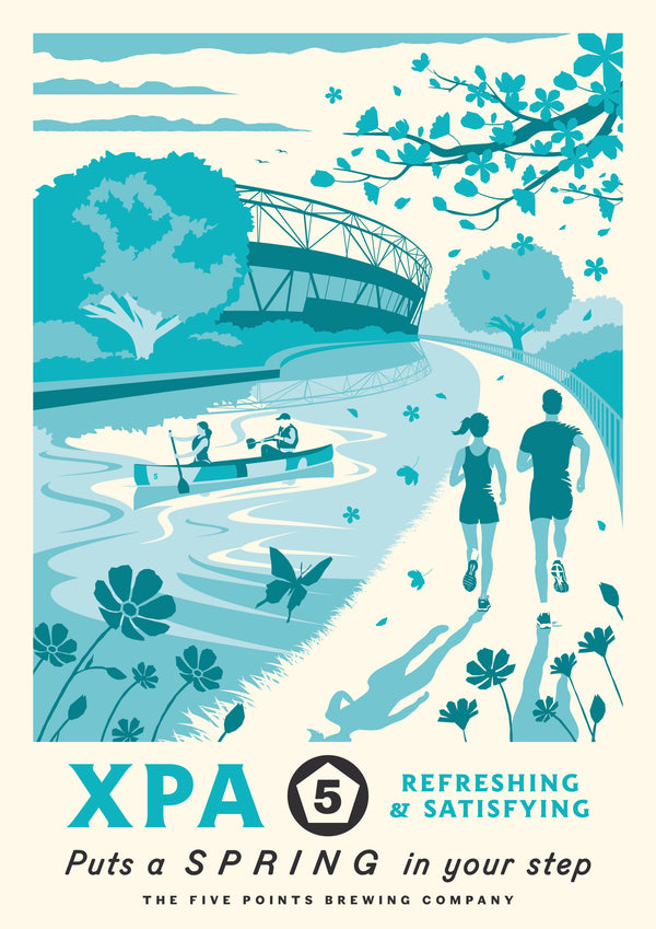 A2 Framed/Unframed Five Points XPA Illustration Print