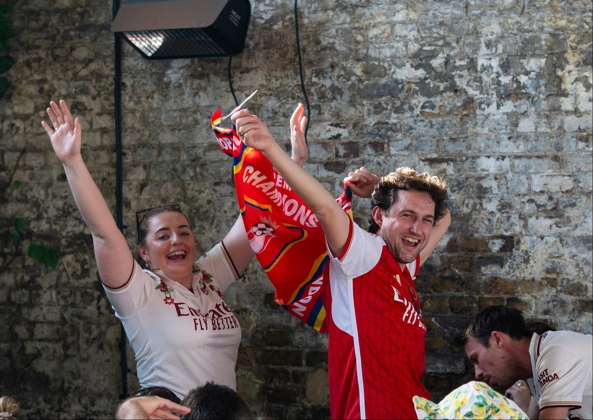 Champions League Final in the Courtyard