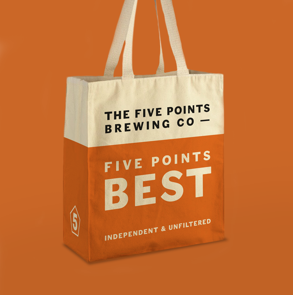 Five Points Best Tote Bag | The Five Points Brewing Company