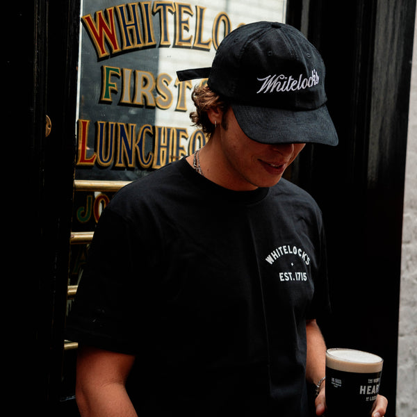 Whitelock's Ale House Black Cord Cap