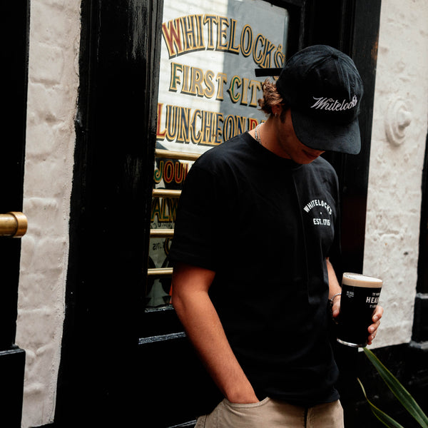 Whitelock's Ale House Short Sleeve Black T-Shirt