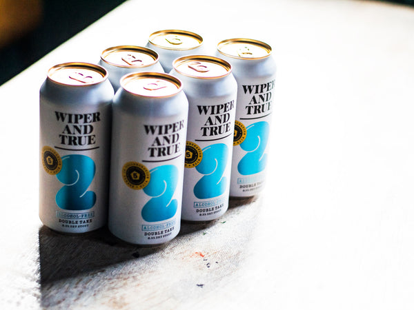 Wiper and True x Five Points Double Take Alcohol-Free Stout