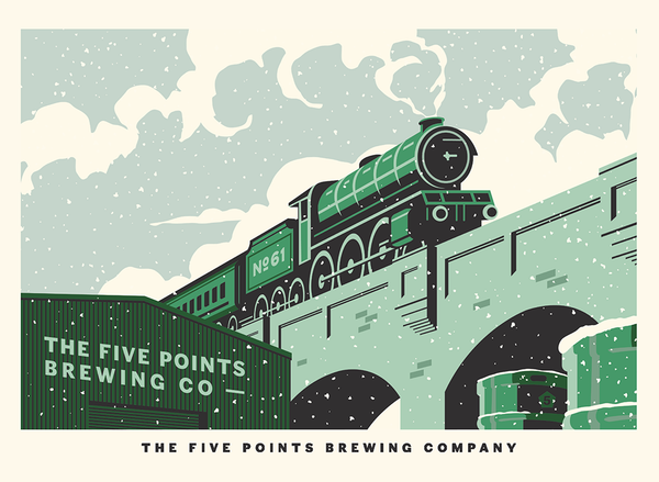 Five Points x Abby+Owen Seasonal Artwork Postcards