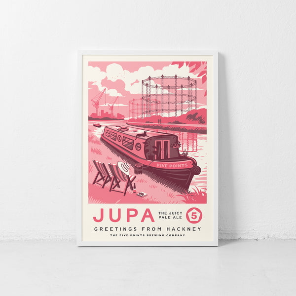 A3/A4 Five Points JUPA Seasonal Illustration Print