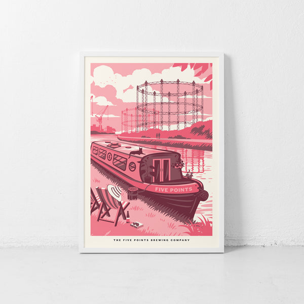A3/A4 Five Points JUPA Seasonal Illustration Print