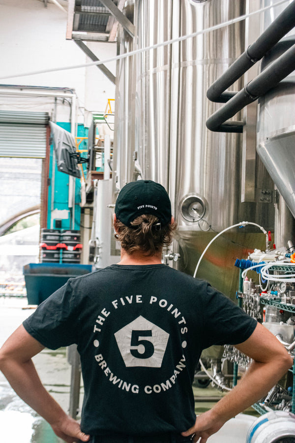 Five Points Black Baseball Cap