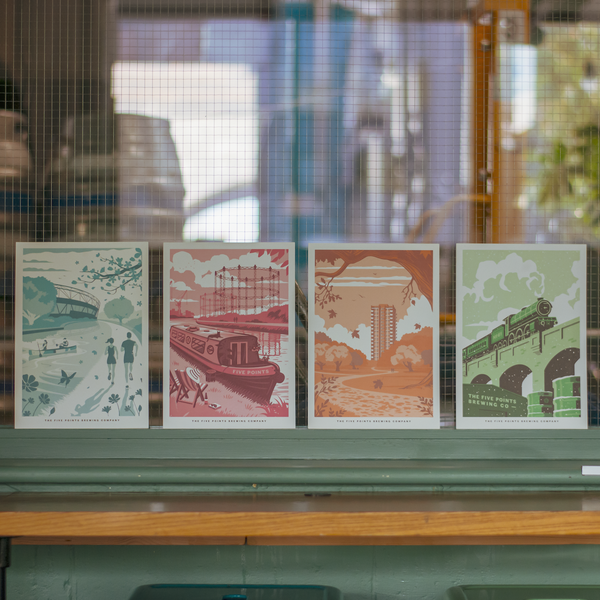 A3/A4 Five Points Seasonal Illustration Collection