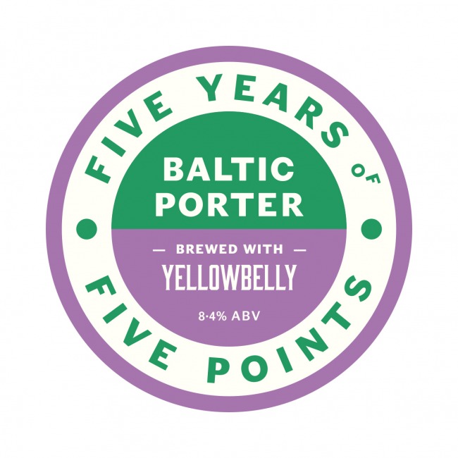 Keg clip for Five Points x Yellowbelly collab Baltic Porter